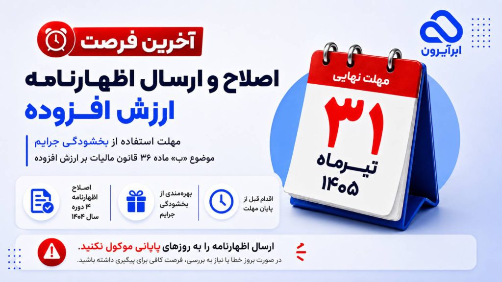 تصویر مفهومی مدیریت اظهارنامه مالیاتی با سیستم مالی ابری